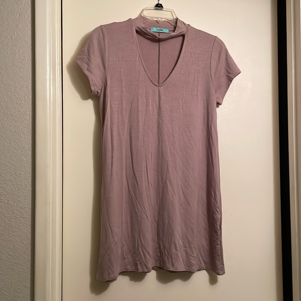 Karlie blush mini dress